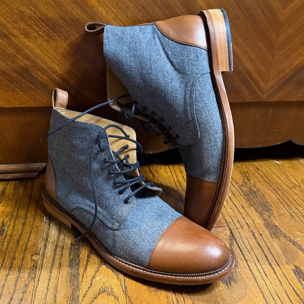 Taft Leather/Textile Boots